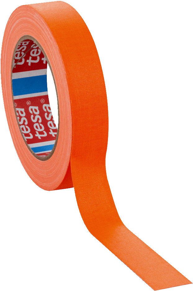 ADH. TAPE,FABRIC    25,0*25M NEON ORANGE