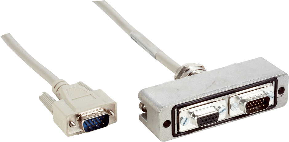 CONNECTOR HOOD W. CABLE    3M   15*0,25