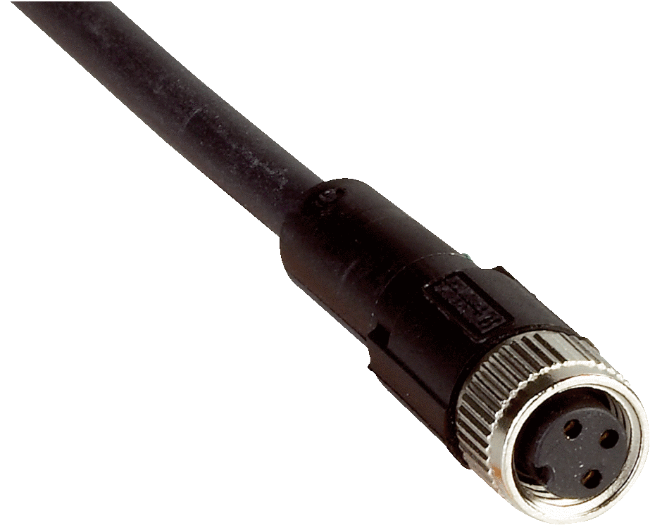 DOL-0803-G03MC    CAB.,FEM.ST 3M0  M8-3P