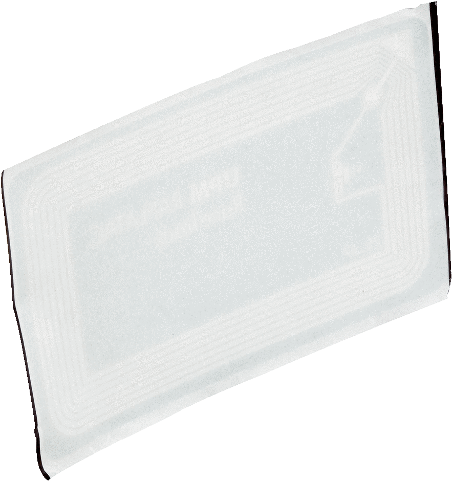 LABEL, ADHESIVE      49* 81 RFID13,56MHZ