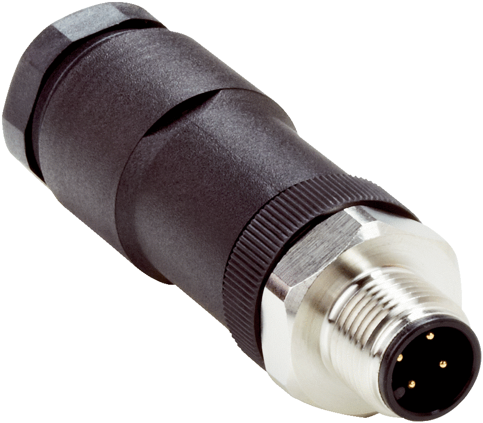 STE-1204-TN    MAL.CON.ST.DUO V4A M12-4P