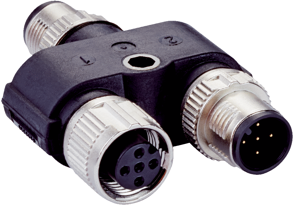 Y-DISTRIBUTOR  5P. M12*1  M/F