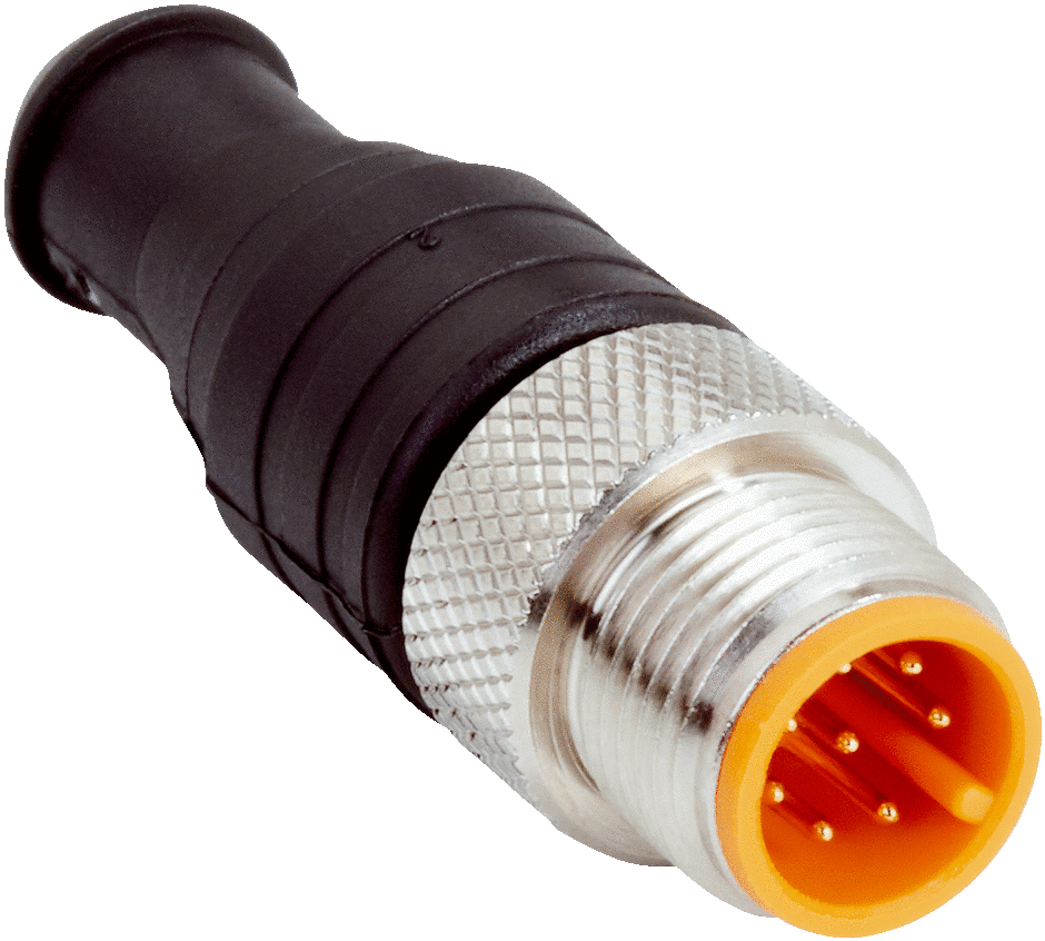 STE-1208G000025KM1  CONNECTOR.STE M12-8P