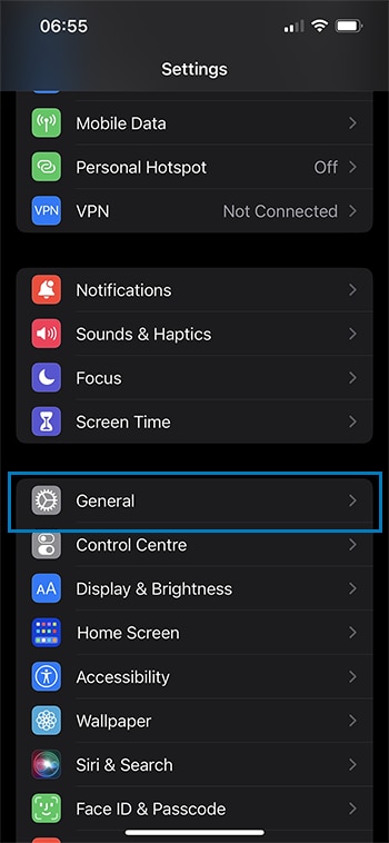 How to install on iOS step 1