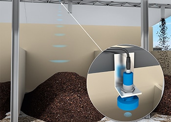 Détection de produits en vrac dans des silos