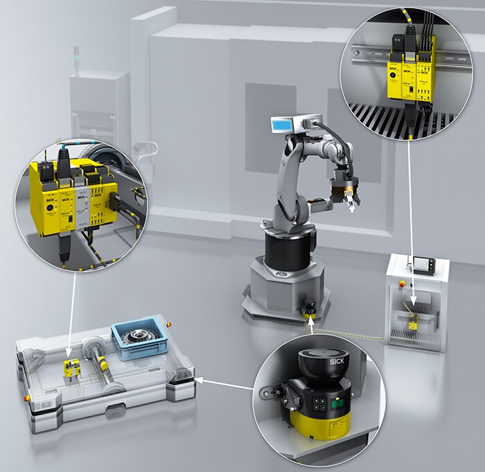 Inteligentní zabezpečení automaticky řízených vozíků od firmy SICK