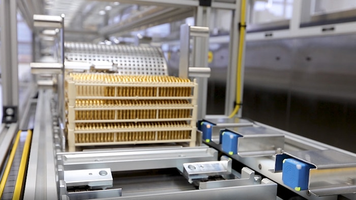 KKS Automatic linear ultrasonic cleaning system