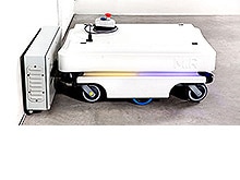 MiR100 mobile transport robot from Mobile Industrial Robots (MiR)