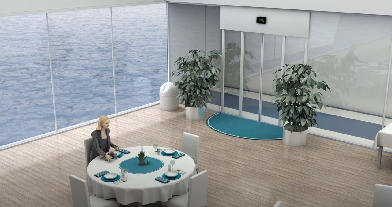 Distanciation sociale dans les bateaux grâce aux capteurs innovants SICK