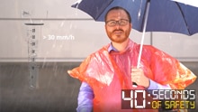 A SICK expert explains how the outdoorScan3 safety laser scanner operates during very heavy rain (> 30 mm/h)