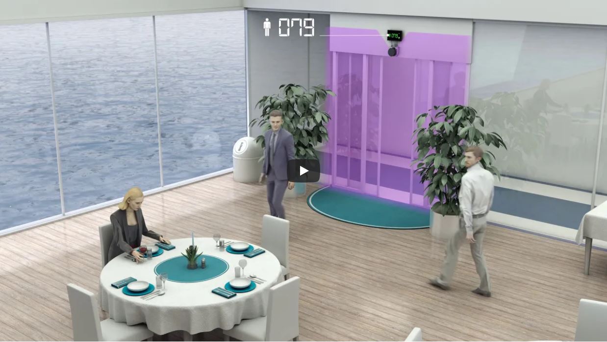 Distanciation sociale dans les bateaux grâce aux capteurs innovants SICK