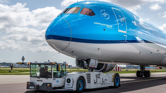 TREPEL's aircraft tractors are equipped with the Airport Protection System from SICK.