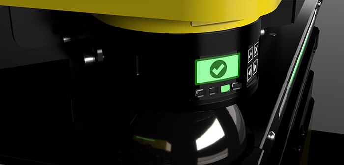Bezpečnostní skener microScan3 na AGV společnosti Asseco CEIT
