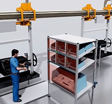 Le pick to light dans le secteur automobile et de l'assemblage