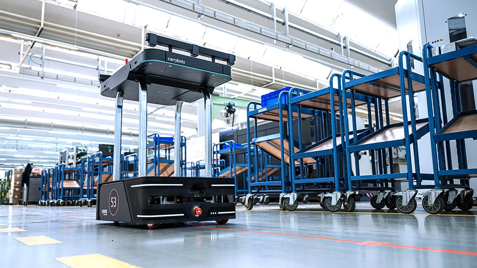 Cost-effective plug and play transport automation for small to mid-sized companies