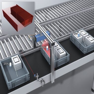 3D vision empty tote image