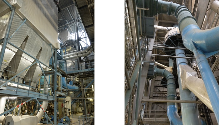 Les installations d’incinération du site