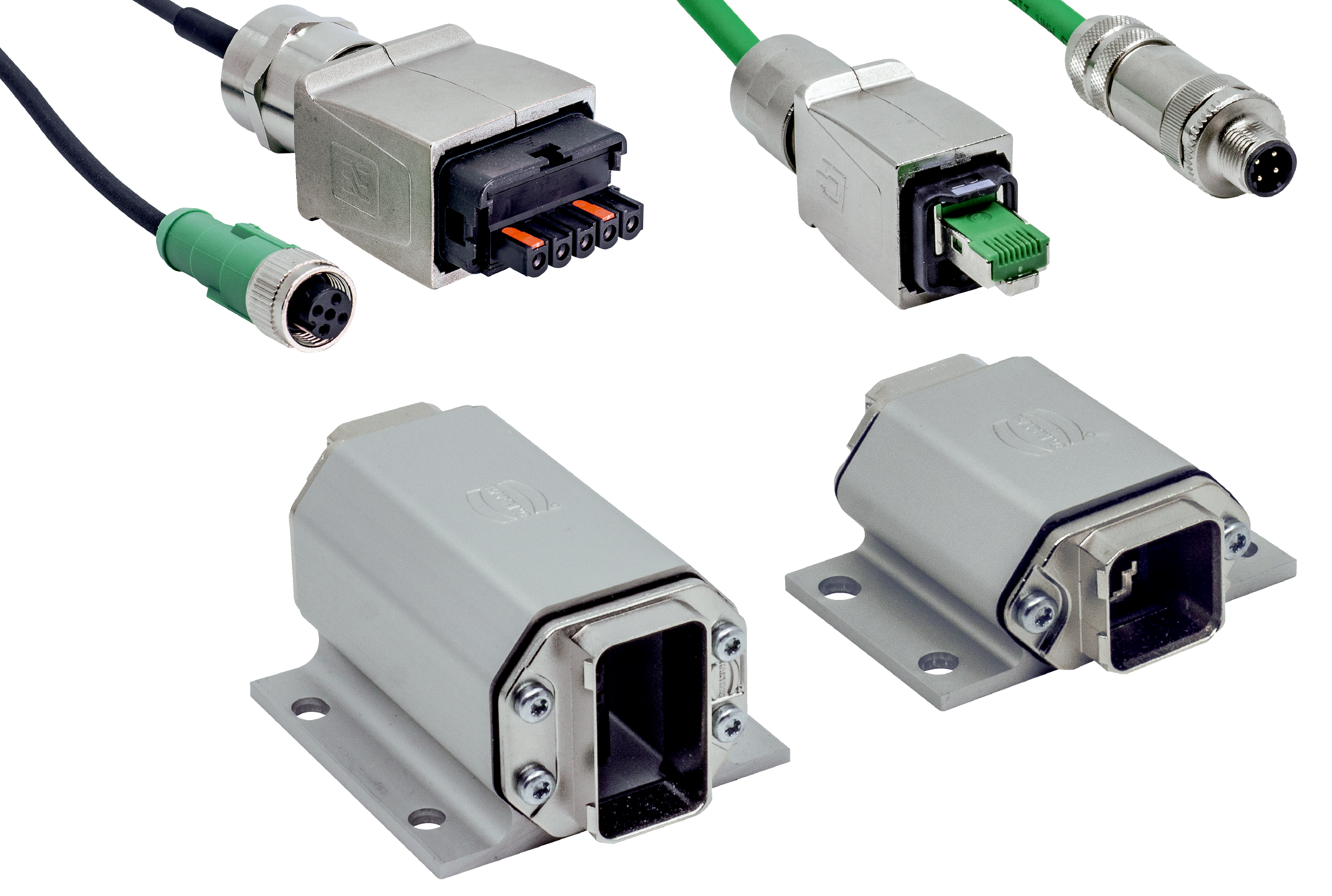 Adapter kit microScan3 – PROFINET M12 on push-pull