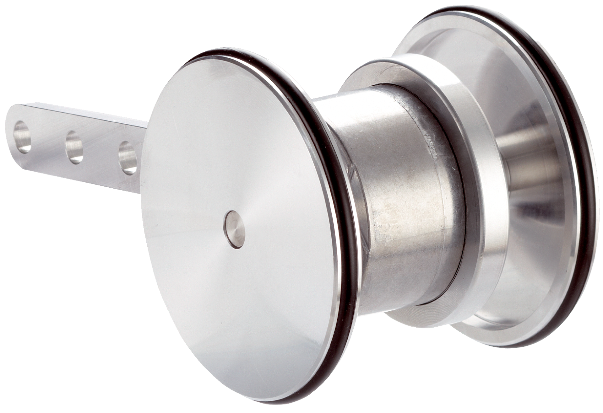 Ruota Misuratore Encoder 250mm - Gomma E Lega Alluminio Per Applicazioni Industriali - Foto 3