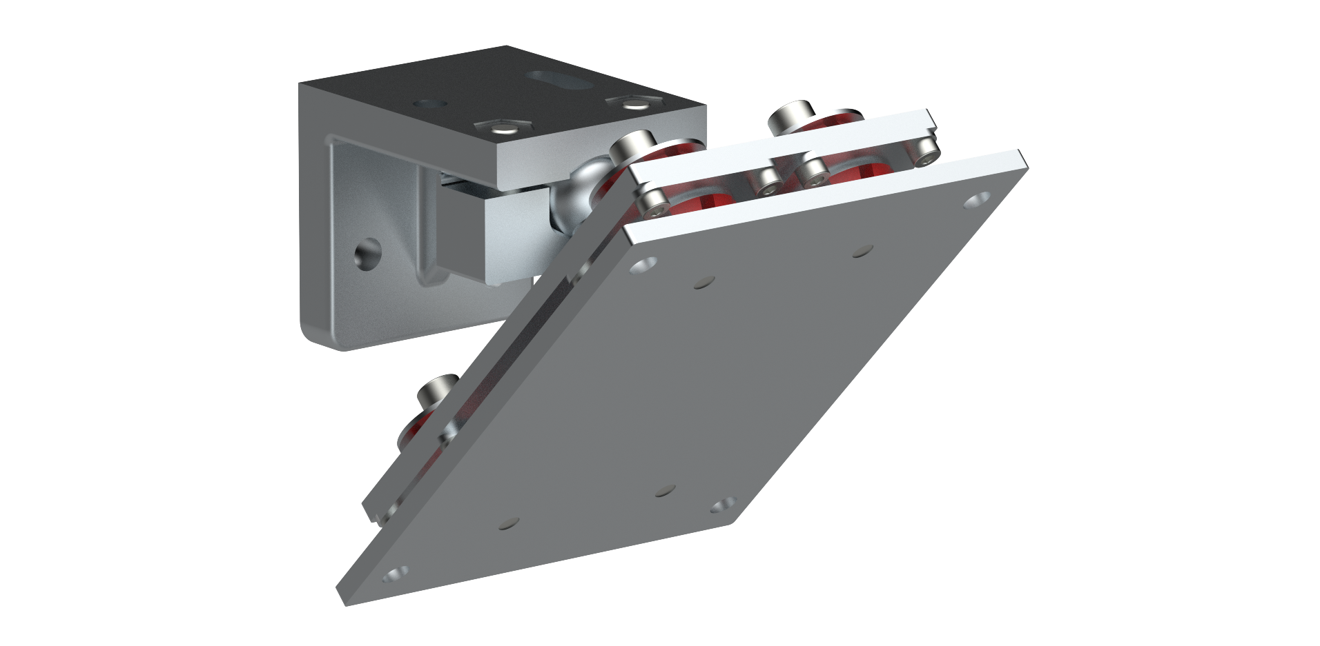 Mounting bracket with vibration/shock damping