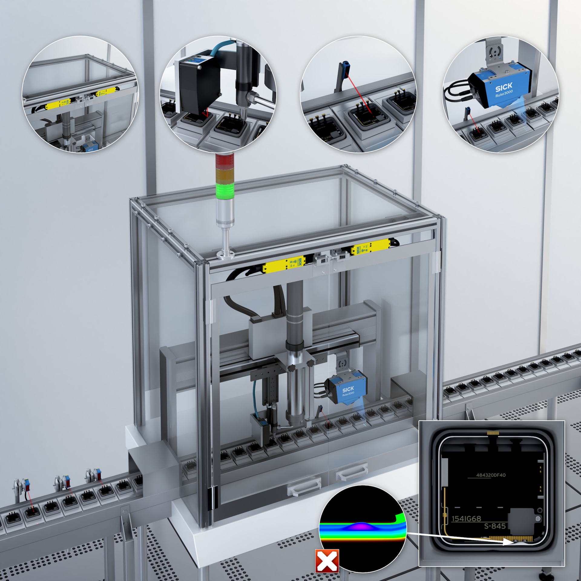 Secure door monitoring - Applications | SICK