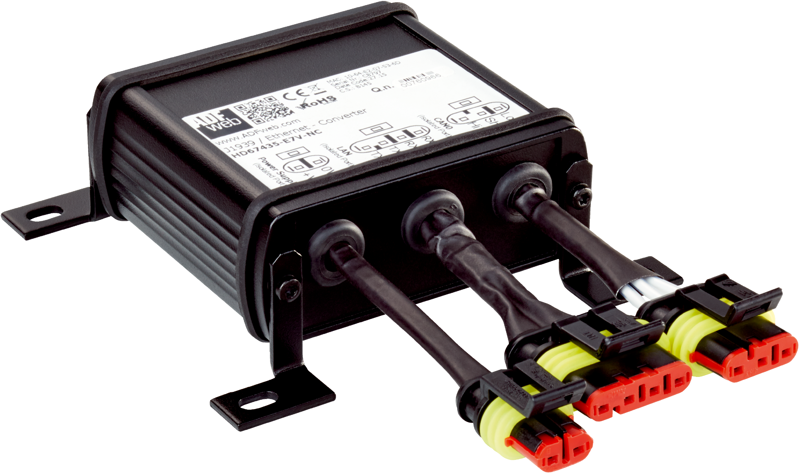 CAN J1939 Ethernet gateway