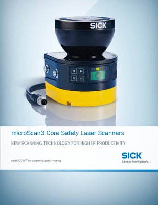 microScan3 Core Safety Laser Scanners