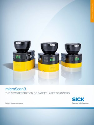 microScan3 - THE NEW GENERATION OF SAFETY LASER SCANNERS