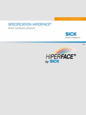 Specification Hiperface® Motor feedback protocol