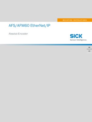 AFS60/AFM60 EtherNet/ IP